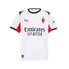 Camisa AC Milan Away 25/26 - Torcedor Puma Masculino - Branco e Preto