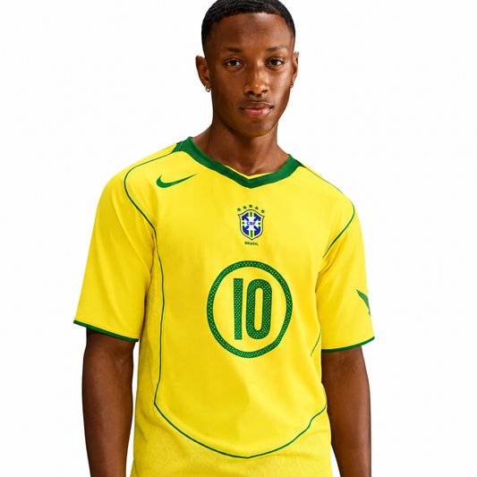 Camisa do Brasil Copa de 2004 Home Retro