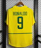 Camisa Brasil Copa 2002 Ronaldo 09 - Retro