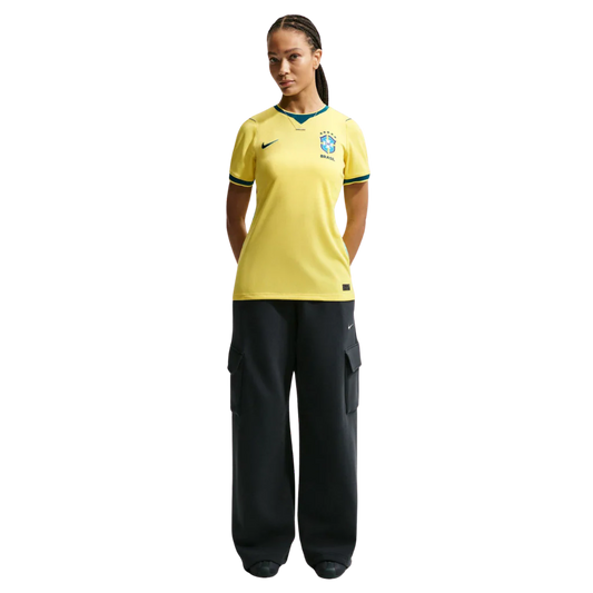 Camisa Brasil I Nike 2026/27 Feminina - Amarela
